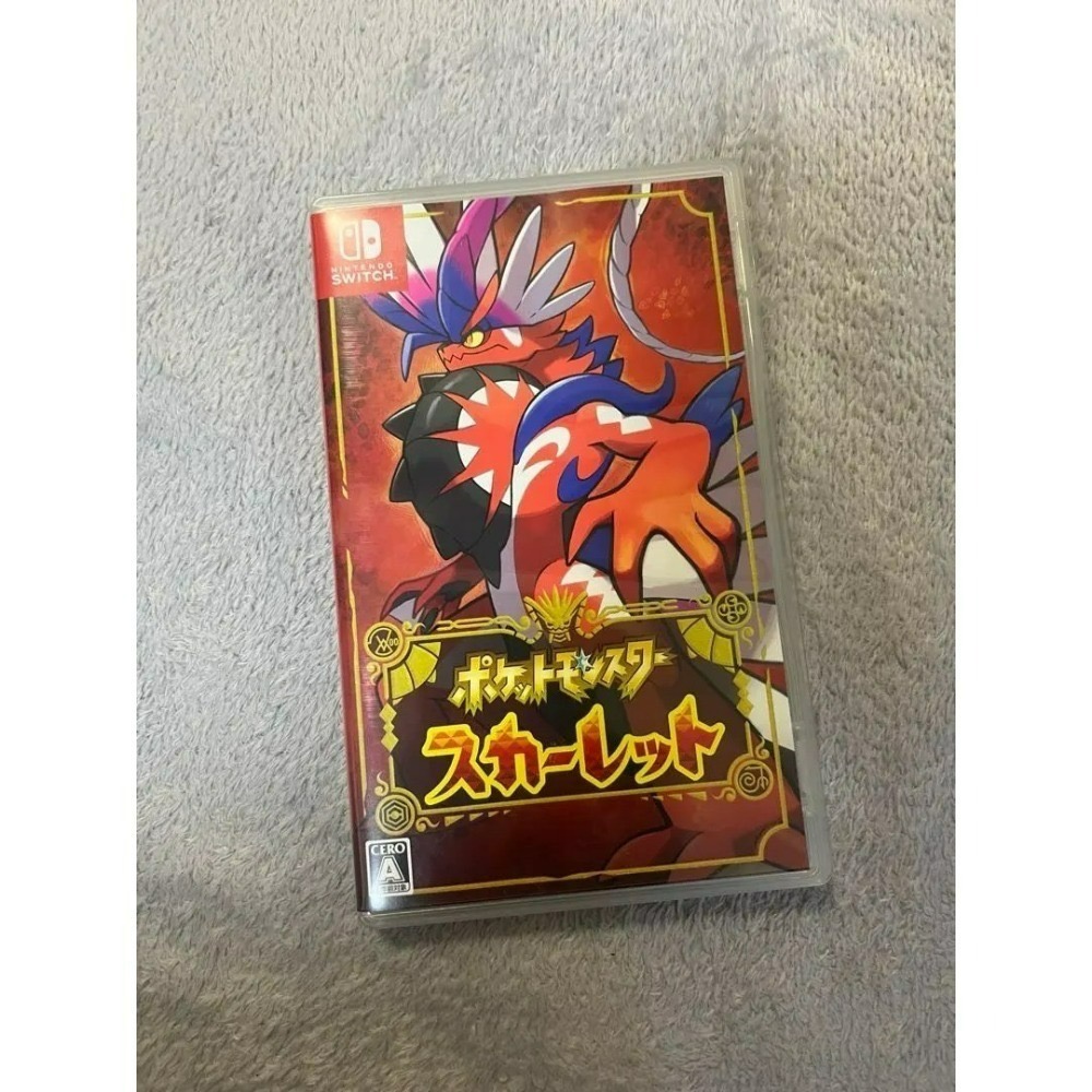 [二手美品] NS SWITCH 寶可夢系列遊戲片 寶可夢 朱／紫-規格圖1
