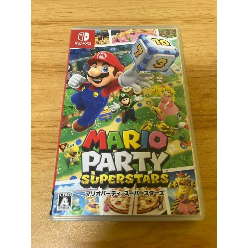 NS SWITCH 二手美片 瑪利歐派對系列  瑪利歐派對 超級巨星 空前盛會-規格圖1