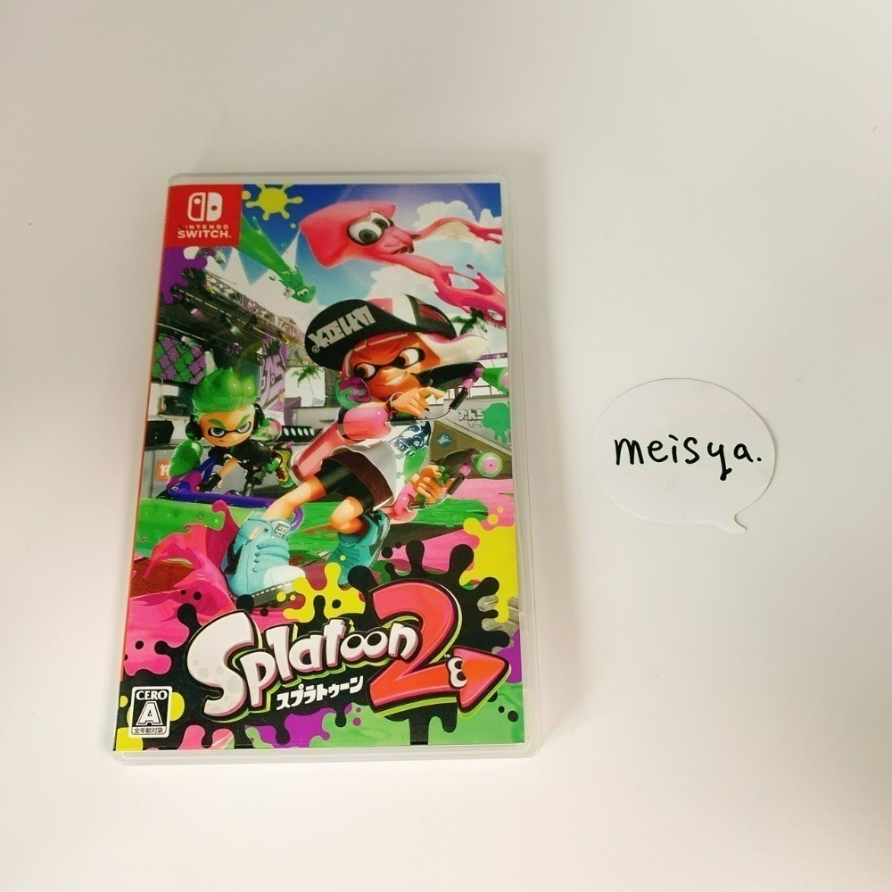 二手美片 NS SWITCH 遊戲片 漆彈大作戰2 漆彈大作戰3-規格圖1