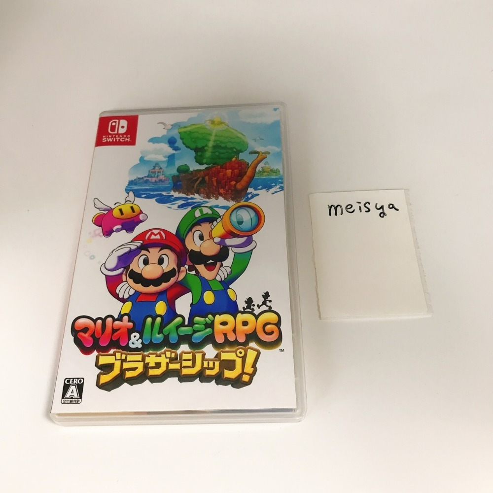 NS SWITCH 二手美片 瑪利歐路易吉RPG 兄弟齊航 瑪利歐RPG-規格圖1