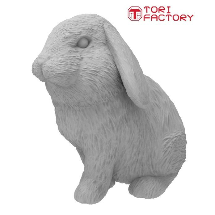 [小人物繪舘]*現貨*Tori ZA-16兔子組5隻1/35,1/24,1/12 3D列印模型情景人形搭配-細節圖3