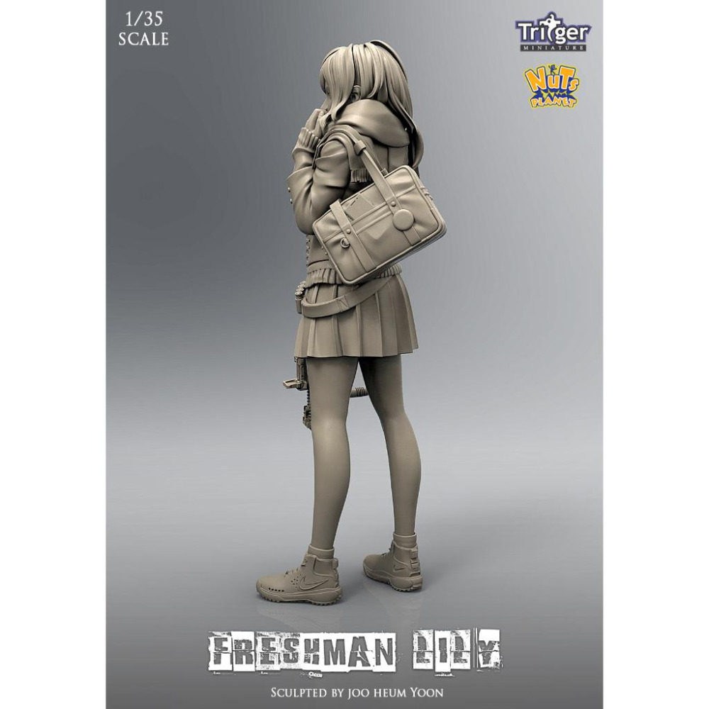 【小人物繪舘】*現貨*[T35044 ] Freshman Lily 1/35 科幻軍事人形 原版GK人形模型-細節圖3