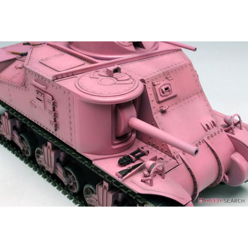【小人物繪舘】 *現貨*日版PLATZ少女與戰車1/35 M3 李 中戰車 兔子隊10周年紀念版 模型GP76-細節圖2