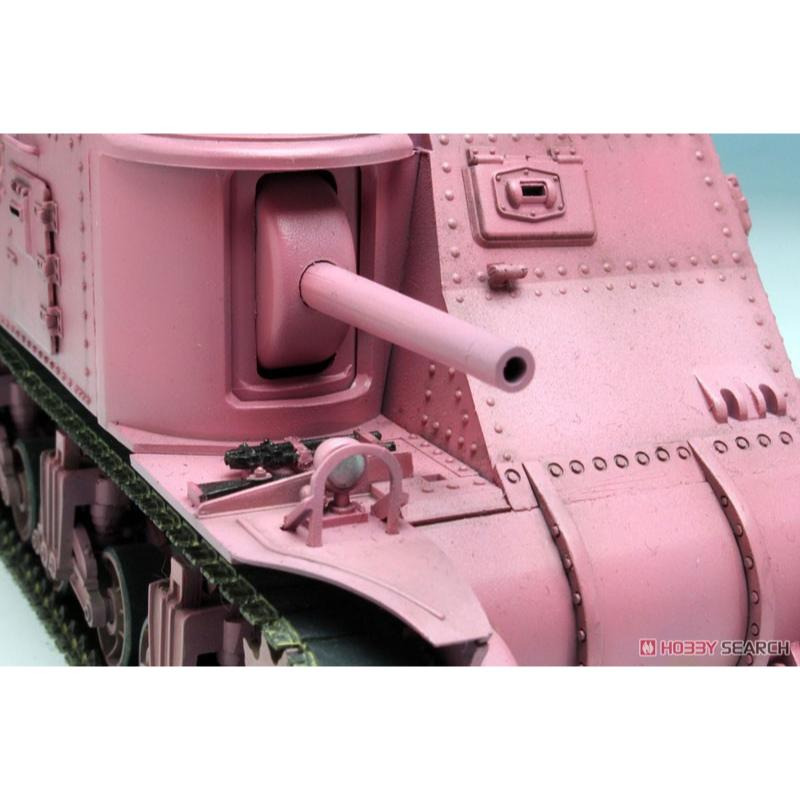 【小人物繪舘】 *現貨*日版PLATZ少女與戰車1/35 M3 李 中戰車 兔子隊10周年紀念版 模型GP76-細節圖4