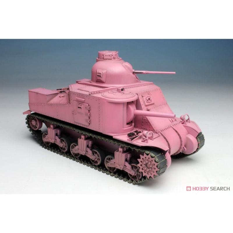 【小人物繪舘】 *現貨*日版PLATZ少女與戰車1/35 M3 李 中戰車 兔子隊10周年紀念版 模型GP76-細節圖6