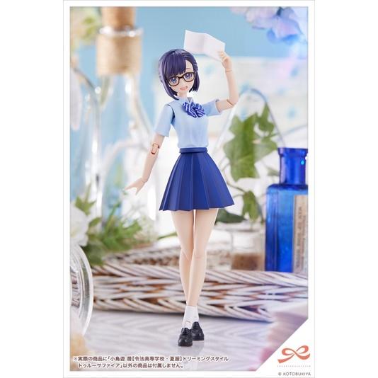 【小人物繪舘】*現貨*壽屋1/10 創彩少女庭園 小鳥遊 曆 令法高等學校 夏季制服異色寶藍 組裝模型JK026-細節圖8