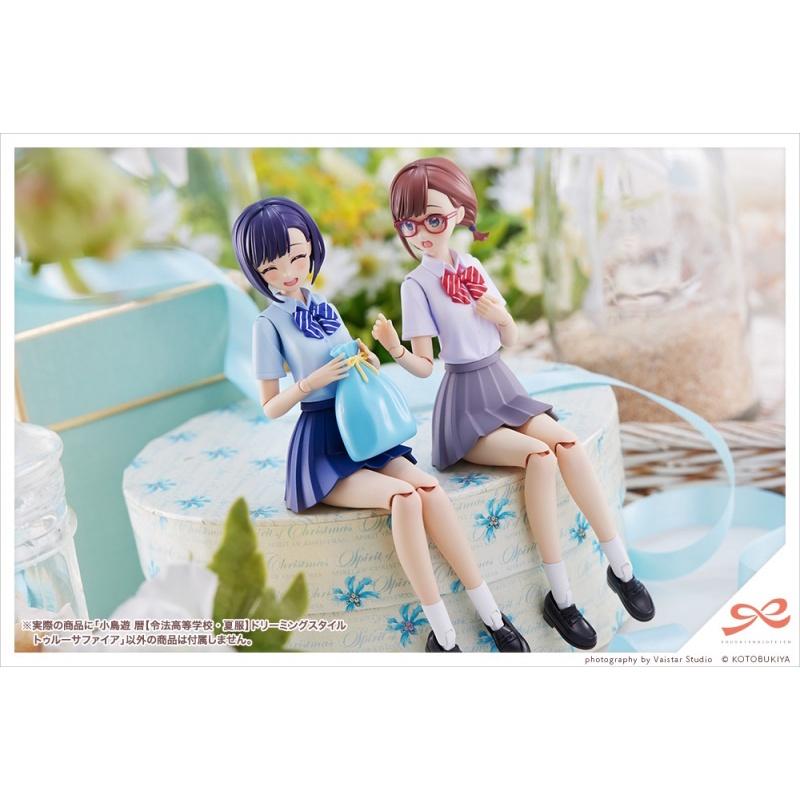 【小人物繪舘】*現貨*壽屋1/10 創彩少女庭園 小鳥遊 曆 令法高等學校 夏季制服異色寶藍 組裝模型JK026-細節圖9