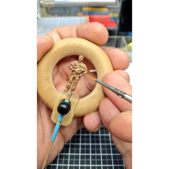 【小人物繪舘】*現貨*日版 惑星屋あるこ 塗装治具 微縮模型零件塗裝手持 模型工具模型鉗-細節圖8