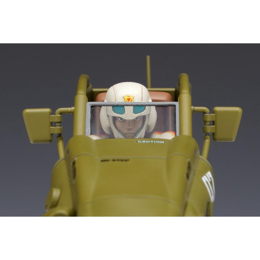 【小人物繪舘】*現貨*日版WAVE 安彥良和 金星戰記30周年紀念 獵犬單輪戰鬥機車 與主角HIRO 1/20組裝模型-細節圖8