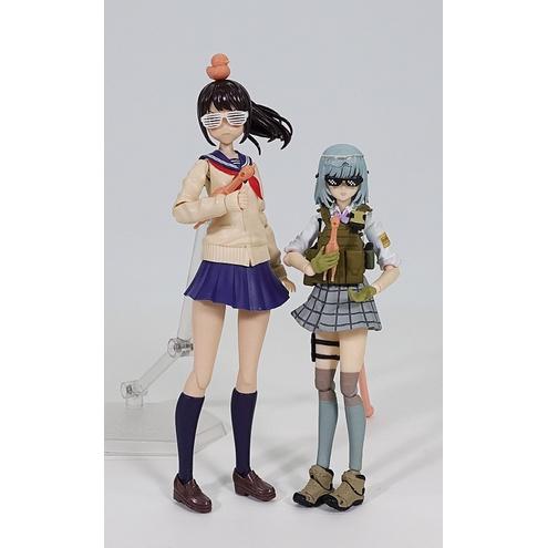 [小人物繪舘]*現貨*Tori 1/12 ID-09 眼鏡與尖叫雞 壽屋機娘FIGMA適用道具-細節圖2