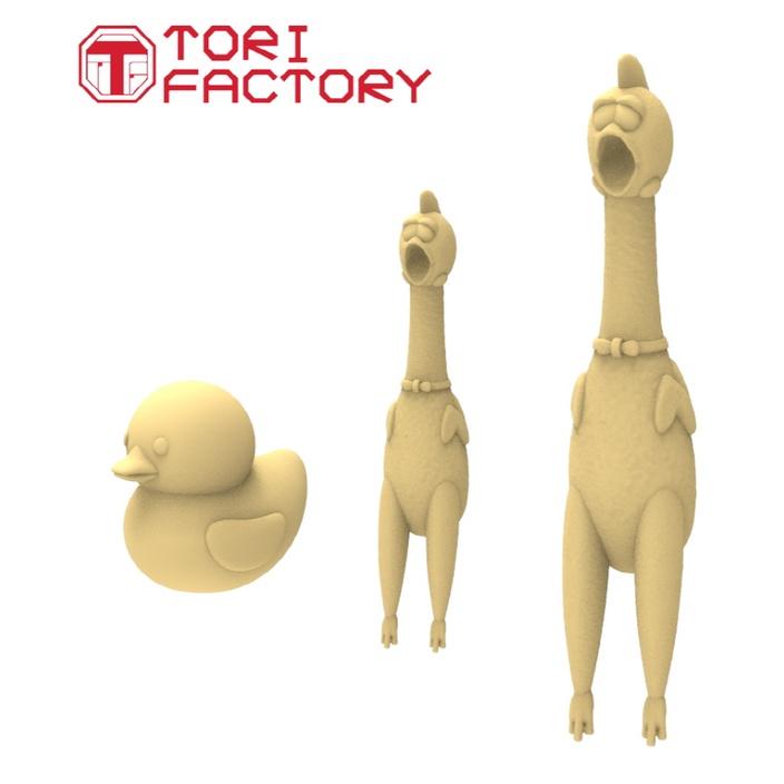 [小人物繪舘]*現貨*Tori 1/12 ID-09 眼鏡與尖叫雞 壽屋機娘FIGMA適用道具-細節圖9