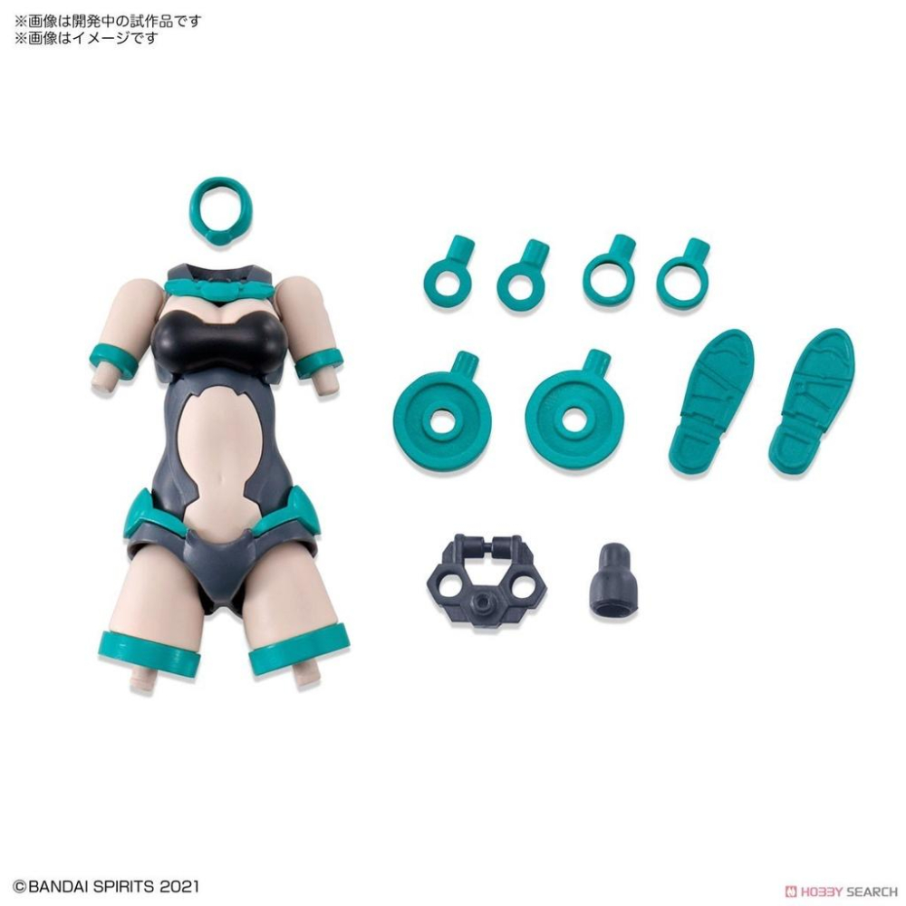 【小人物繪舘】*現貨* BANDAI萬代30MS 身體配件套組 TYPE.A01 [顏色B]組裝模型-細節圖2