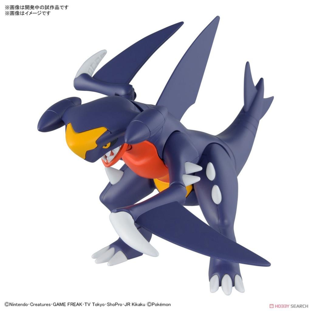 【小人物繪舘】現貨 BANDAI萬代 寶可夢Pokémon PLAMO 收藏集 48 烈咬陸鯊 組裝模型-細節圖6