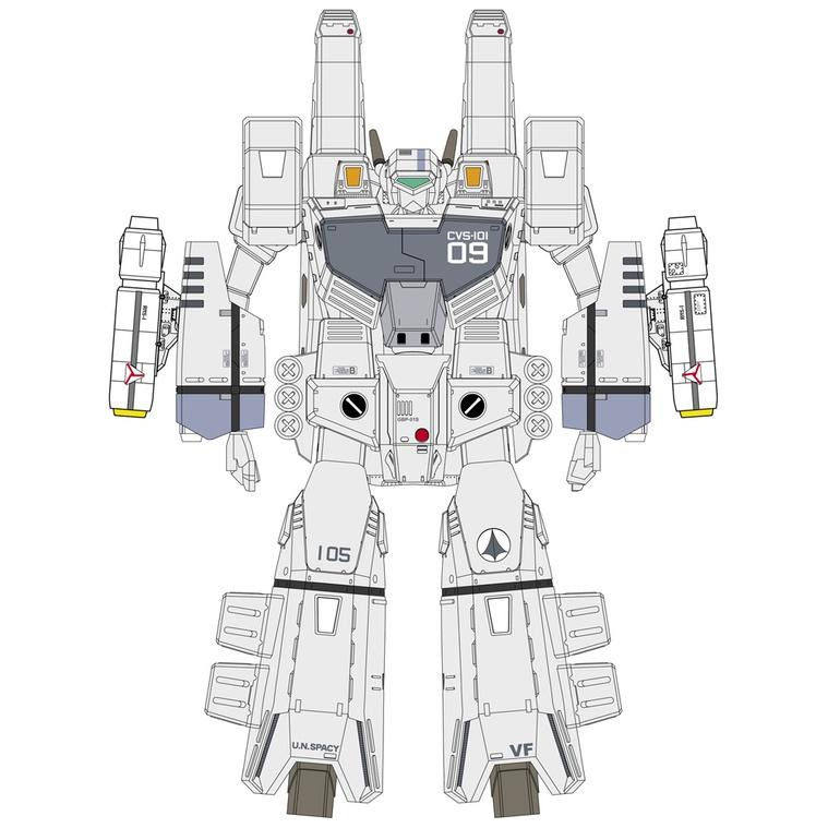 【小人物繪舘】*現貨*Hasegawa長谷川 超時空要塞VF-1J 裝甲女武神“靶心行動 Part2 1/72組裝模型-細節圖6