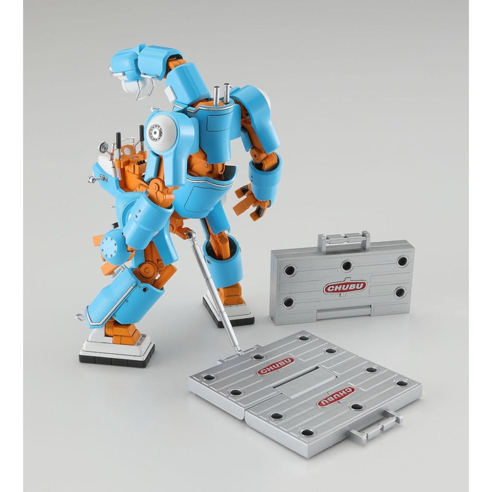 【小人物繪舘】現貨Hasegawa長谷川64791 1/35 Wego CHUBU01輕機器人 橘藍2入 組裝模型-細節圖8