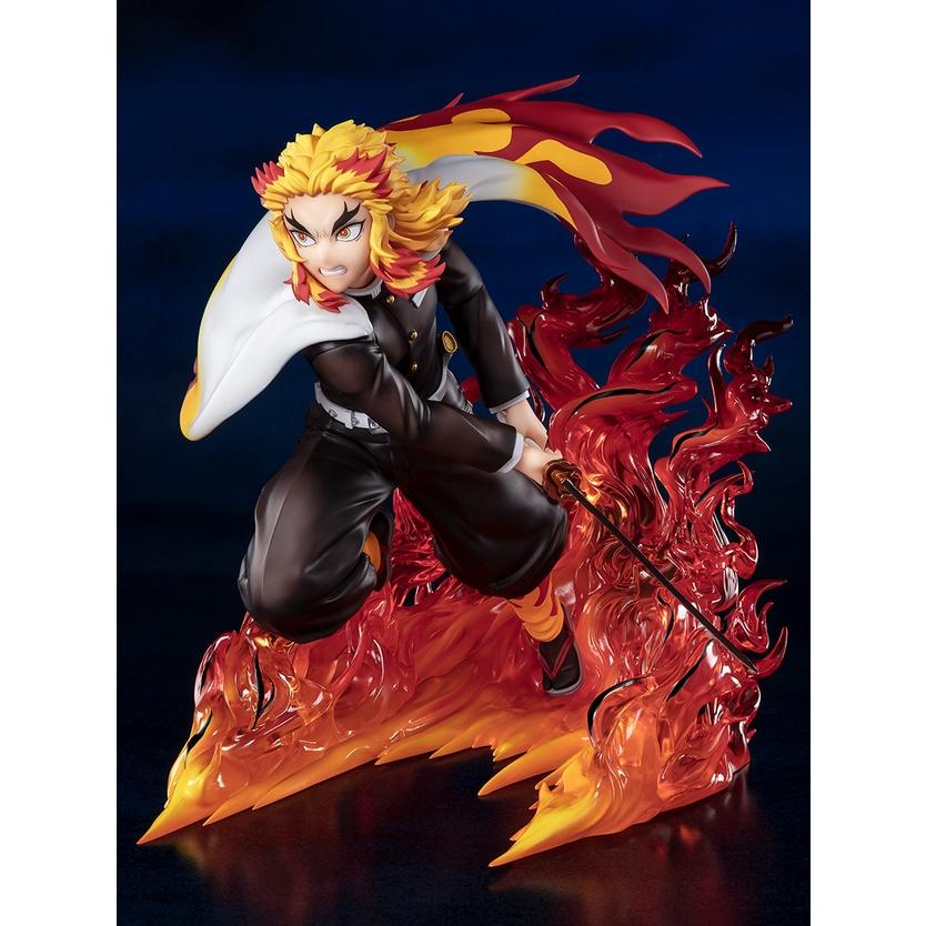 【小人物繪舘】*現貨* 代理版 BANDAI Figuarts ZERO 鬼滅之刃 煉獄杏壽郎 炎柱 PVC成品含運輸盒-細節圖7