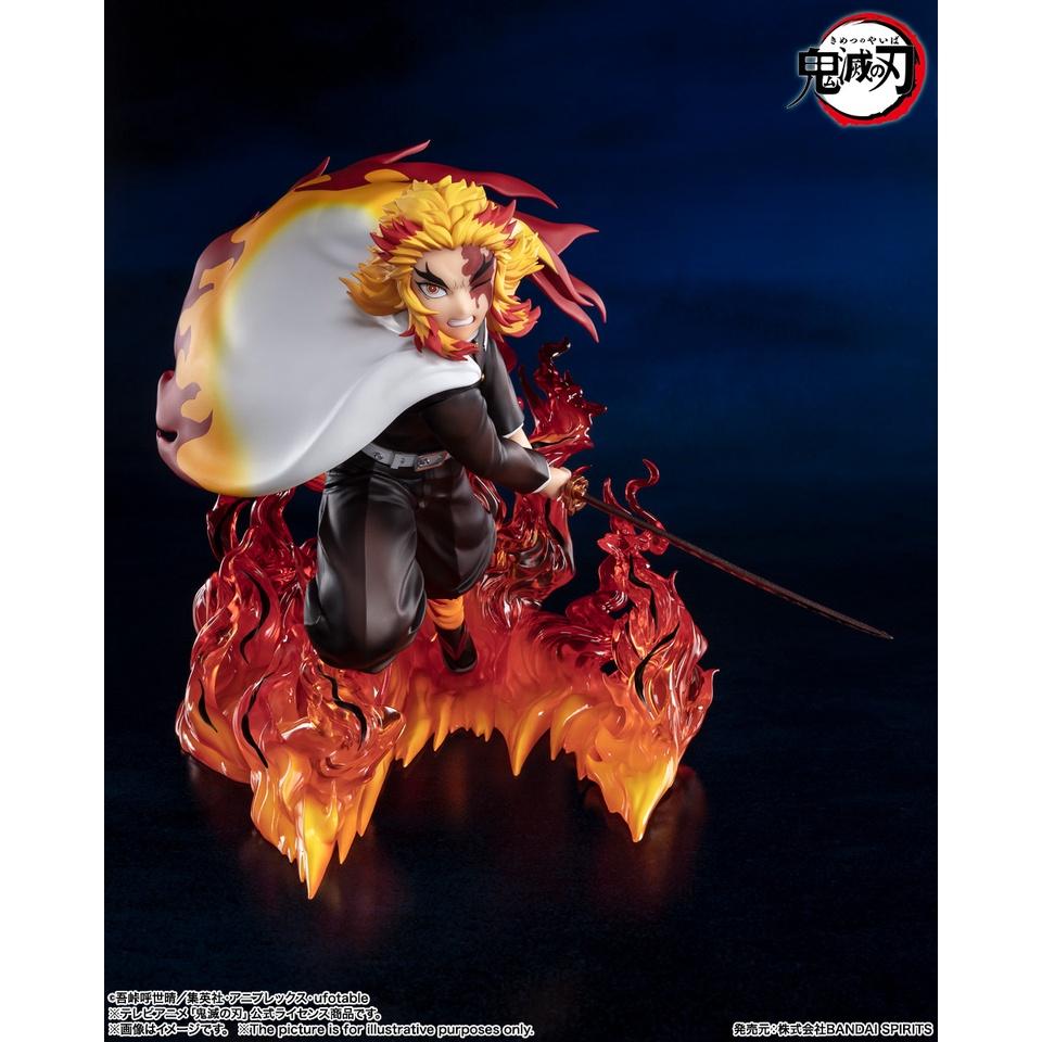 【小人物繪舘】*現貨* 代理版 BANDAI Figuarts ZERO 鬼滅之刃 煉獄杏壽郎 炎柱 PVC成品含運輸盒-細節圖8
