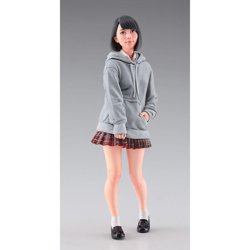 【小人物繪舘】*現貨*Hasegawa長谷川SP438 1/12JK Mate 4女高生系列4 連帽衫 樹脂人形套件-細節圖3