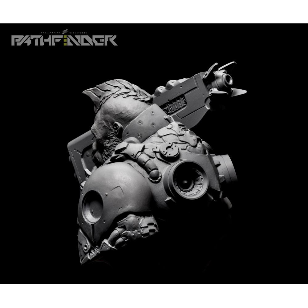 [小人物繪舘]現貨稀有正版 SILVERBACK ENZO 1/10 微縮藝術胸像 樹脂GK人形-細節圖2