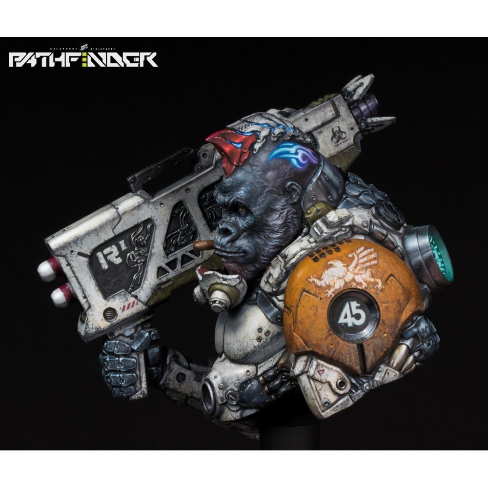 [小人物繪舘]現貨稀有正版 SILVERBACK ENZO 1/10 微縮藝術胸像 樹脂GK人形-細節圖8