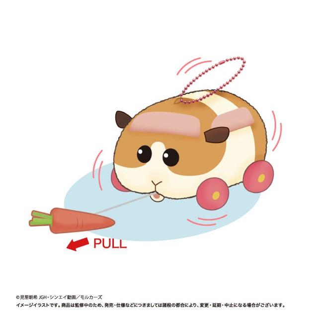 【小人物繪舘】*現貨*正日版eikoh PUI PUI 天竺鼠車車布偶 絨毛娃娃 震動玩偶 吊飾VOL1-細節圖3