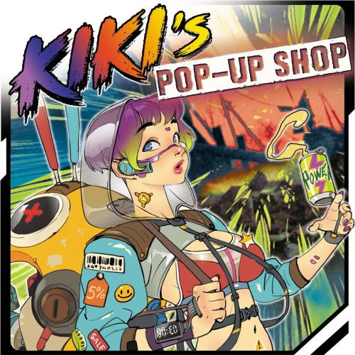 [小人物繪舘]Neko Galaxy正版素模原創Kiki＇s Pop-up shop 1/10胸像樹脂GK手辦