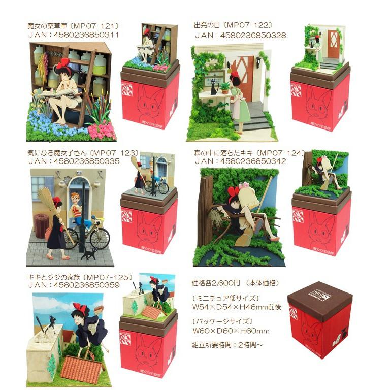 【小人物繪舘】*現貨*正日版 SANKEI魔女宅急便 微縮紙模型 宮崎駿吉卜力系列-細節圖2