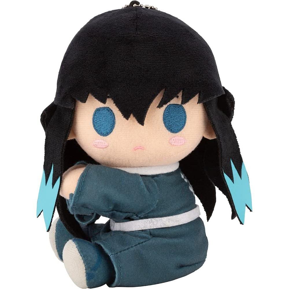 【小人物繪舘】現貨日版 壽屋 正版 鬼滅之刃-時透無一郎 霞柱-夾手娃娃布偶吊飾 貼手娃娃 抱娃-細節圖3