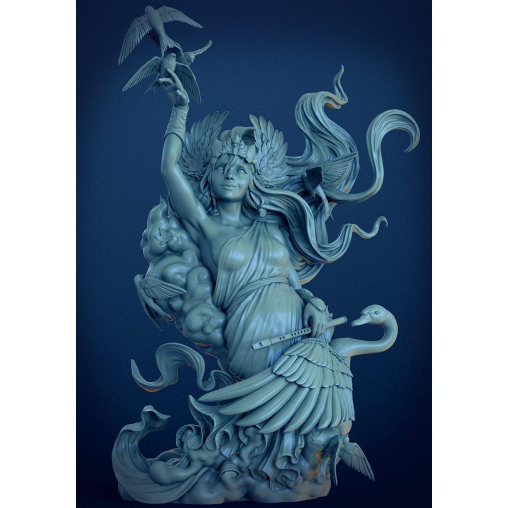 【現貨】[小人物繪舘]The Air bust 1/12胸像 樹脂GK人形 微縮模型-細節圖2