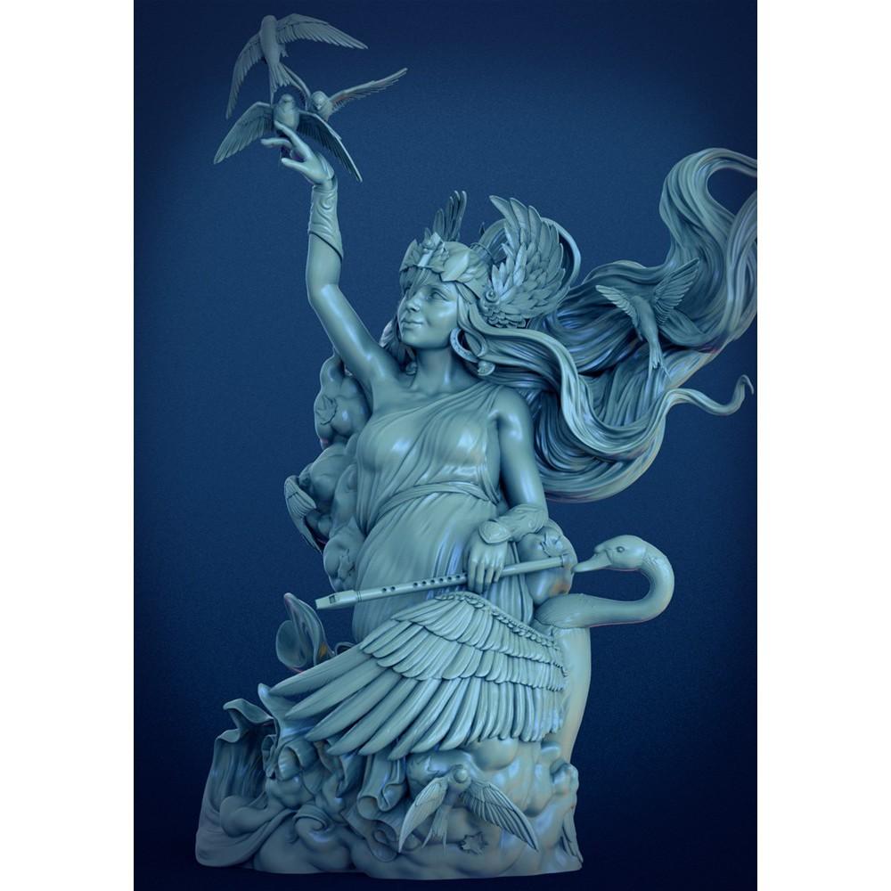 【現貨】[小人物繪舘]The Air bust 1/12胸像 樹脂GK人形 微縮模型-細節圖3