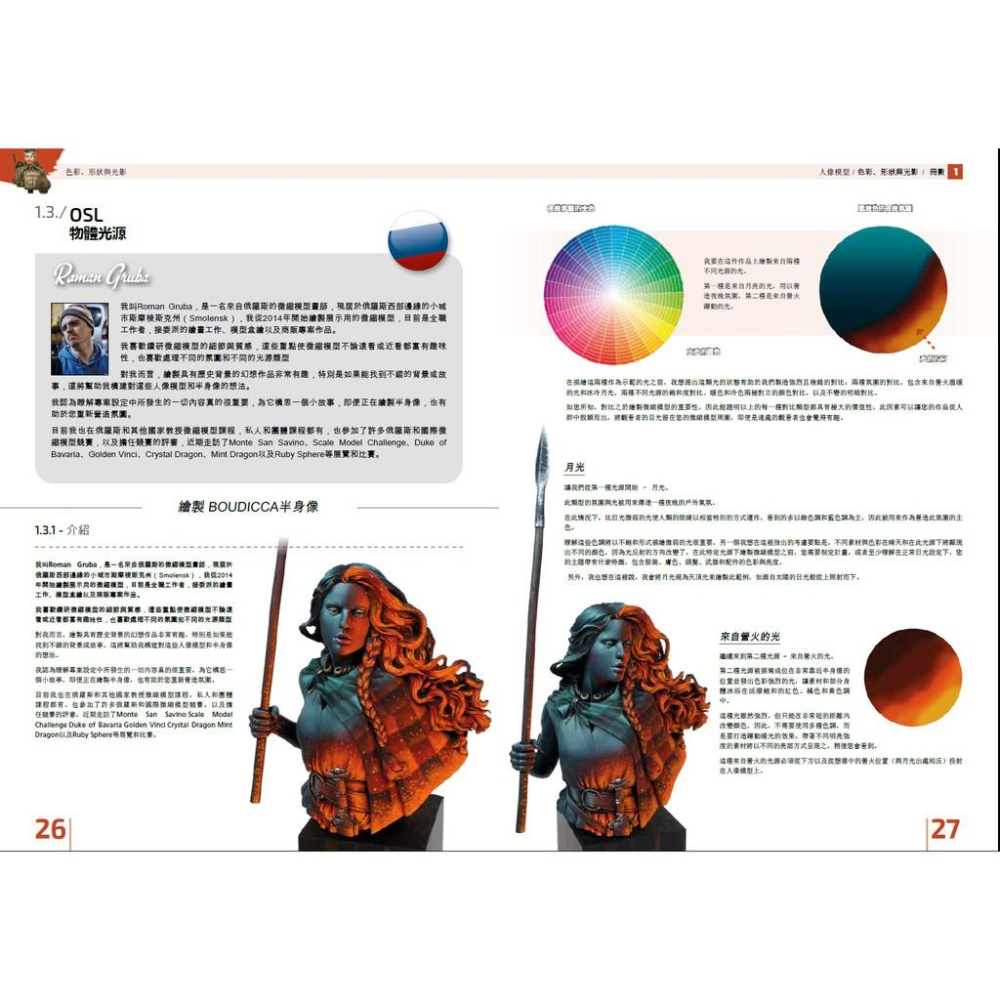 【小人物文創】人像模型百科全書:模型製作技法 Ammo Mig授權台灣正體中文版-細節圖5