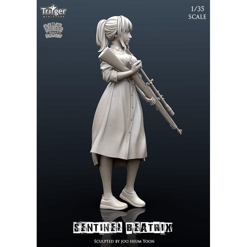 【小人物繪舘】*現貨*[T35026] Sentinel Beatrix 1/35 科幻軍事人形 原版GK人形模型-細節圖5