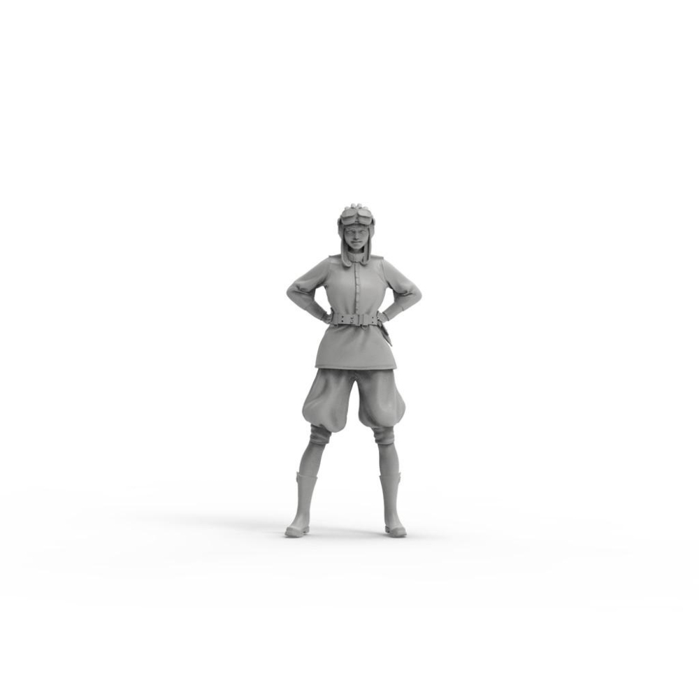 新品ZLPLA GC-028 Bronya-美女 女兵系列1/24樹脂GK人形,手辦 軍模車模,情景模型搭配-細節圖2