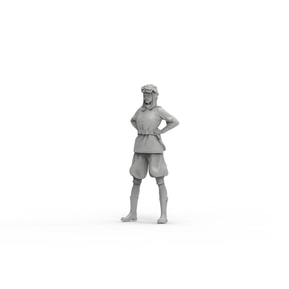 新品ZLPLA GC-028 Bronya-美女 女兵系列1/24樹脂GK人形,手辦 軍模車模,情景模型搭配-細節圖3