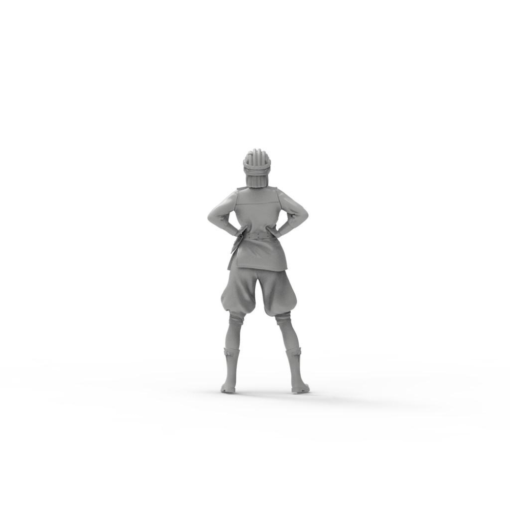 新品ZLPLA GC-028 Bronya-美女 女兵系列1/24樹脂GK人形,手辦 軍模車模,情景模型搭配-細節圖6