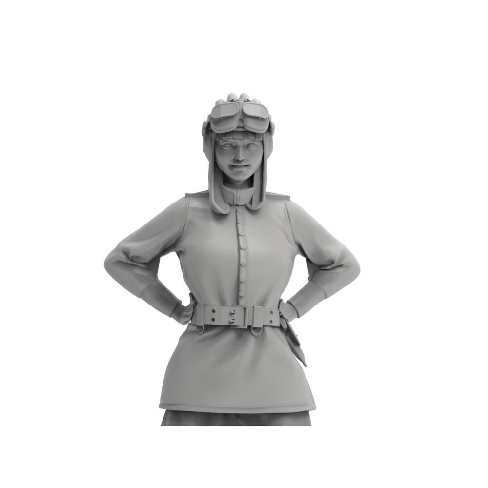 新品ZLPLA GC-028 Bronya-美女 女兵系列1/24樹脂GK人形,手辦 軍模車模,情景模型搭配-細節圖7