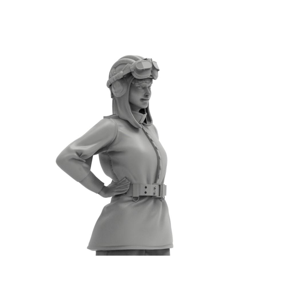 新品ZLPLA GC-028 Bronya-美女 女兵系列1/24樹脂GK人形,手辦 軍模車模,情景模型搭配-細節圖9