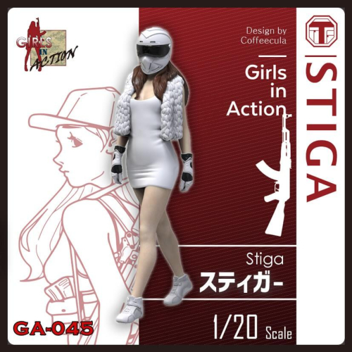 *現貨*Tori(ZLPLA)GA-045Stiga 1/20韓國Top Gear試替姐 樹脂GK人形模型非美少女公仔