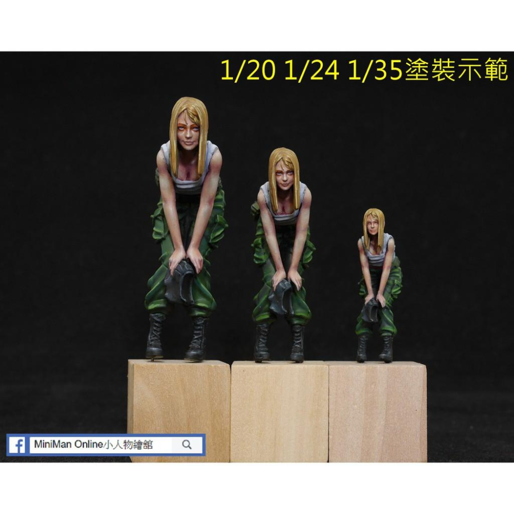 ZLPLA Girls in action系列時裝女兵本店塗裝樣品欣賞-細節圖4