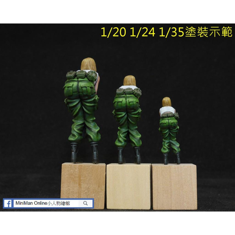 ZLPLA Girls in action系列時裝女兵本店塗裝樣品欣賞-細節圖5