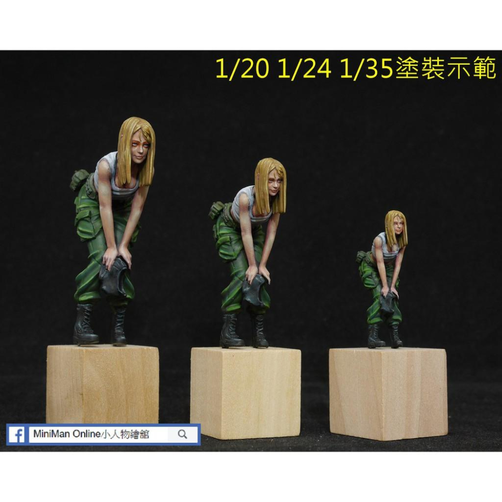ZLPLA Girls in action系列時裝女兵本店塗裝樣品欣賞-細節圖6