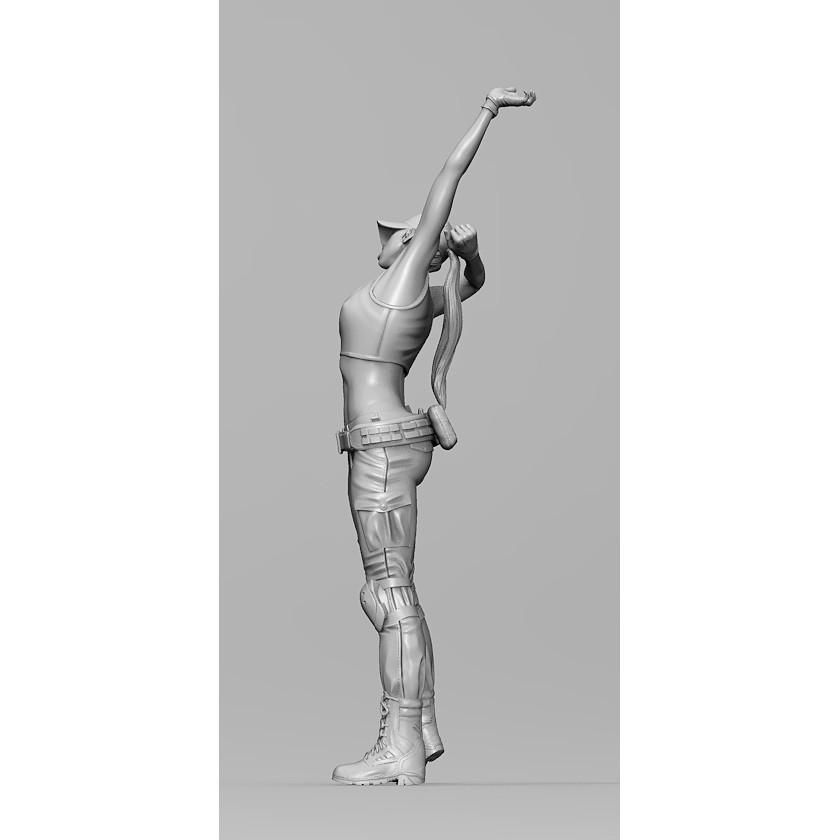 ZLPLA GA-022 Vesty美女 女兵系列1/20 樹脂GK人形,手辦模型非美少女公仔-細節圖6