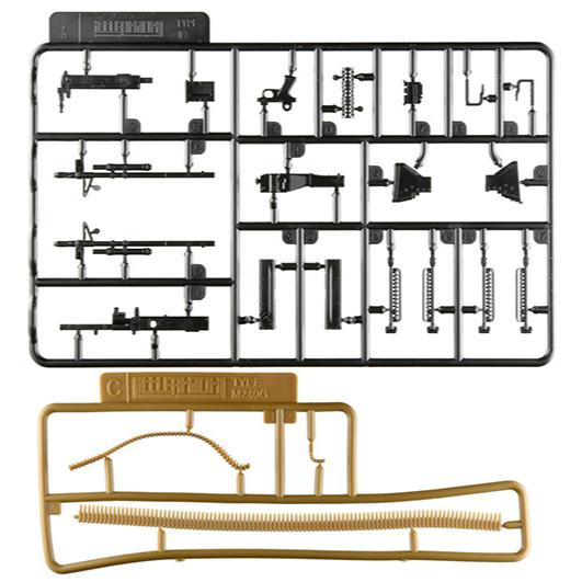 [小人物繪舘]*現貨*日版Tomytec 惡靈古堡:死亡島X迷你武裝LABH03 M60 1/12組裝模型-細節圖2