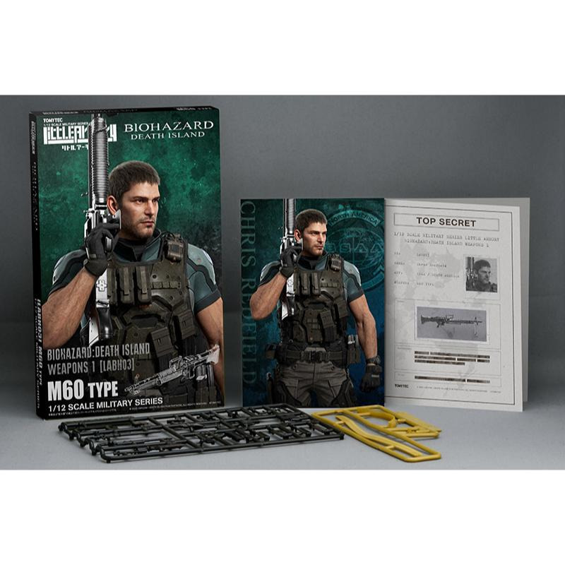 [小人物繪舘]*現貨*日版Tomytec 惡靈古堡:死亡島X迷你武裝LABH03 M60 1/12組裝模型-細節圖7