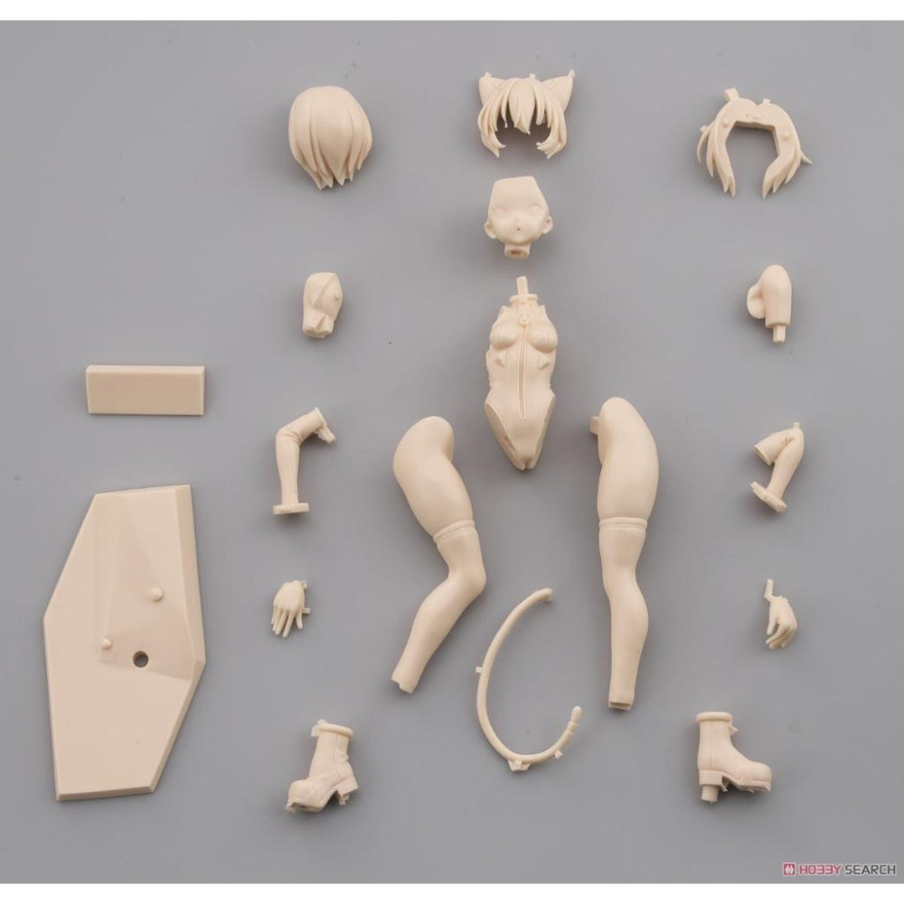 【小人物繪舘】*現貨*日版RC Berg 新世紀福音戰士ぐりむろっく！PLUS 綾波零 正版GK白模人形未組裝未上色-細節圖2