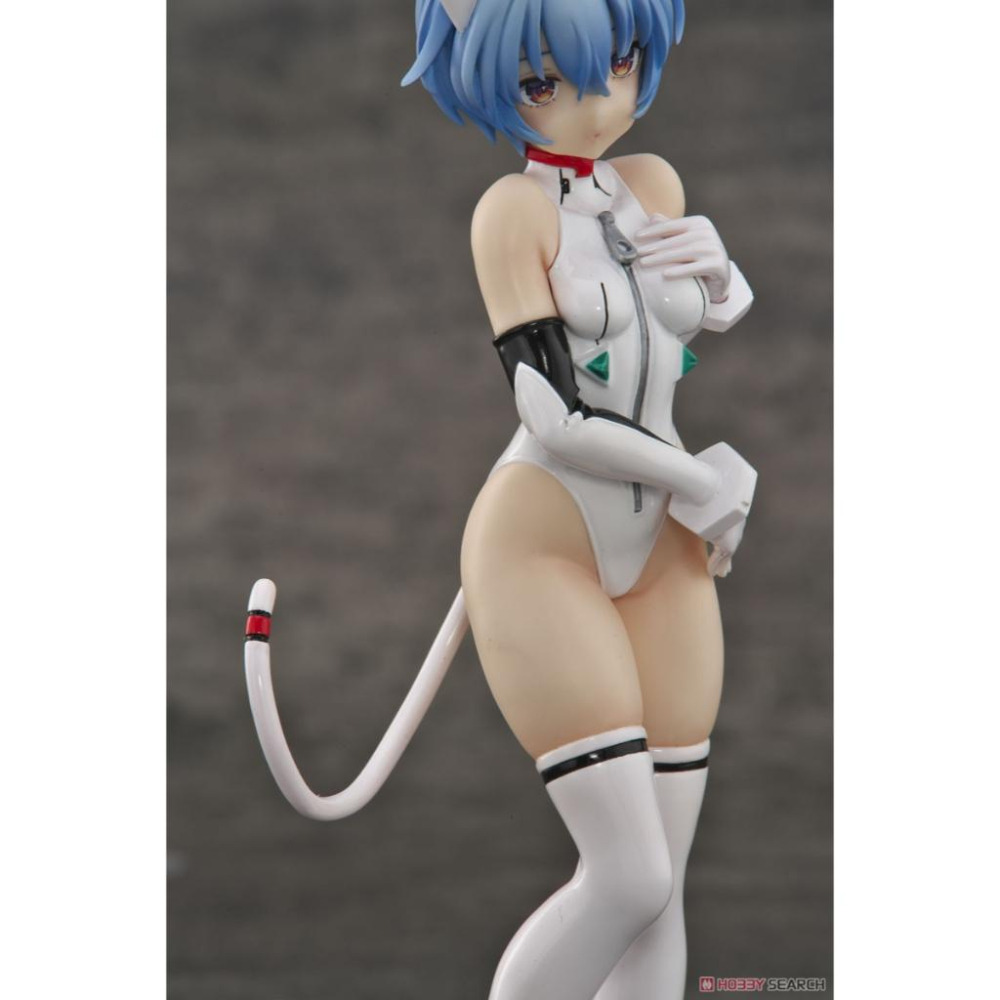 【小人物繪舘】*現貨*日版RC Berg 新世紀福音戰士ぐりむろっく！PLUS 綾波零 正版GK白模人形未組裝未上色-細節圖4