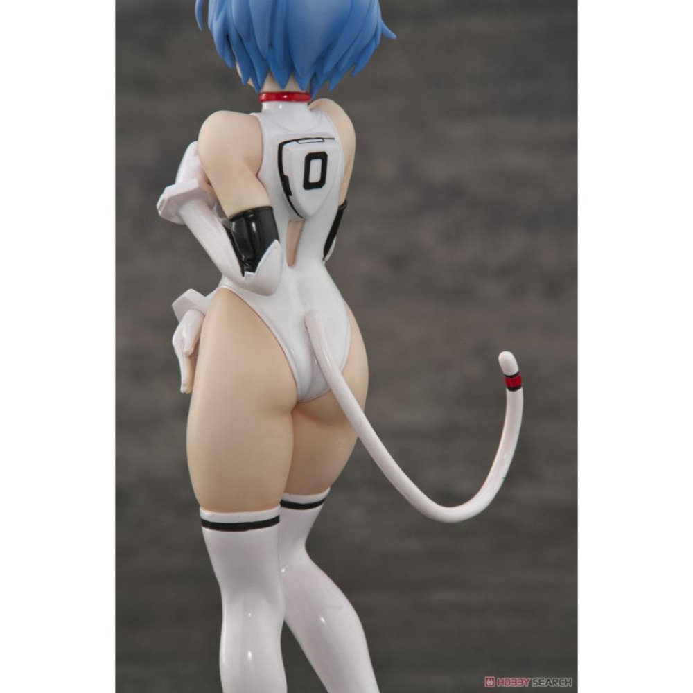 【小人物繪舘】*現貨*日版RC Berg 新世紀福音戰士ぐりむろっく！PLUS 綾波零 正版GK白模人形未組裝未上色-細節圖5