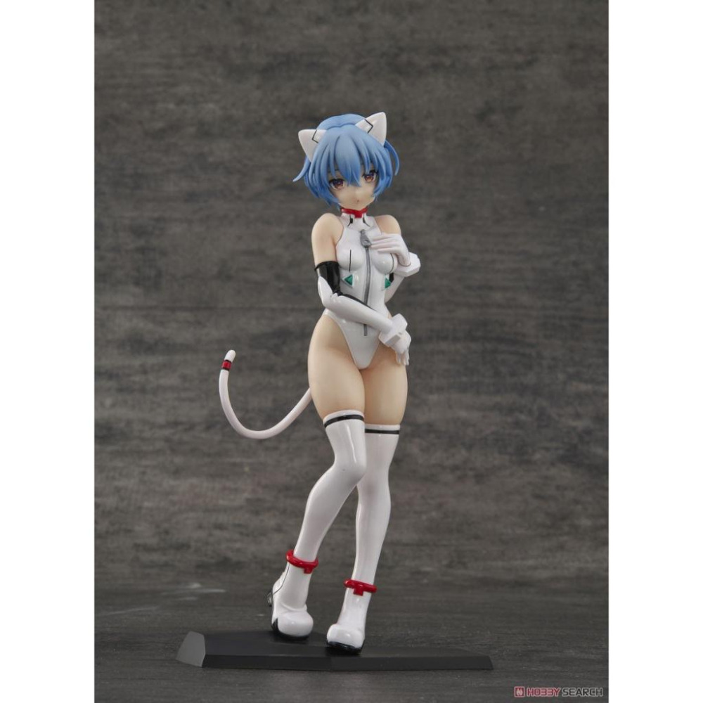 【小人物繪舘】*現貨*日版RC Berg 新世紀福音戰士ぐりむろっく！PLUS 綾波零 正版GK白模人形未組裝未上色-細節圖7