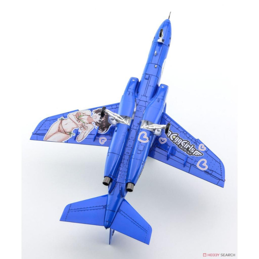 【小人物繪舘】 *現貨*Hasegawa長谷川SP567 1/72 川崎 T-4 蛋機女孩 羽澄れい 彩繪機限定品-細節圖2