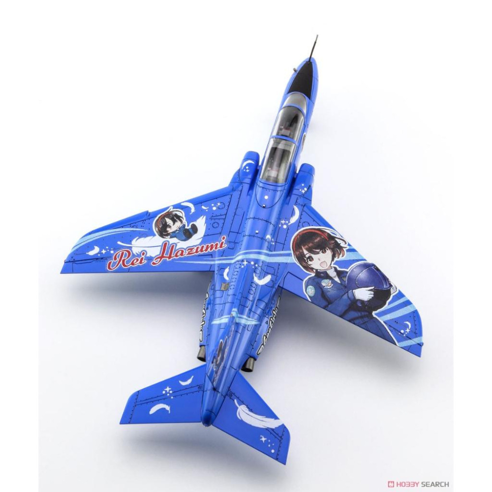 【小人物繪舘】 *現貨*Hasegawa長谷川SP567 1/72 川崎 T-4 蛋機女孩 羽澄れい 彩繪機限定品-細節圖3